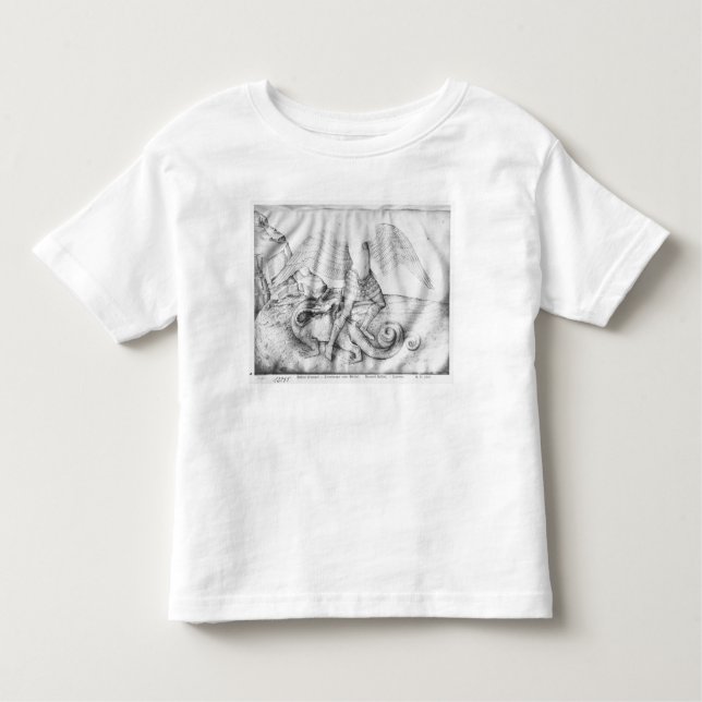Camiseta Infantil Arcanjo St Michael, c.1450 (Frente)