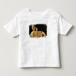 Camiseta Infantil Architrave amarelo com grifo, Sanchi do arenito,