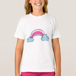 Camiseta Infantil Arco-Íris – Crianças Coloridas A