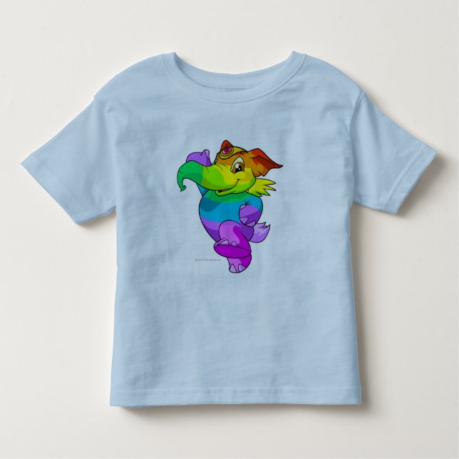 Camiseta Infantil Arco-íris de Elephante (Frente)