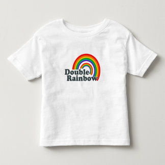 Camiseta Infantil Arco-íris dobro