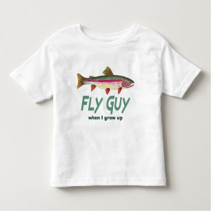 Camiseta Infantil Arco-Íris - Problemas Voo FIshing
