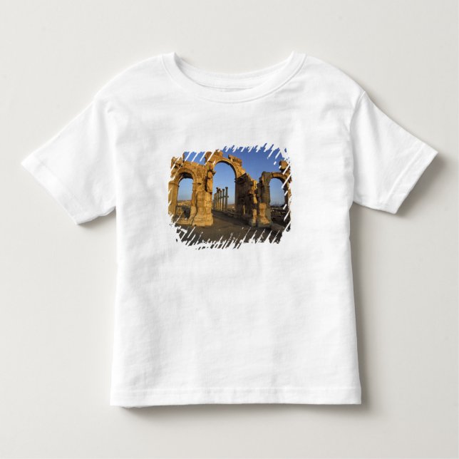 Camiseta Infantil Arco Monumental, Palmyra, Homs, Síria (Frente)