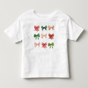 Camiseta Infantil Arcos de Natal - verde-coquetel