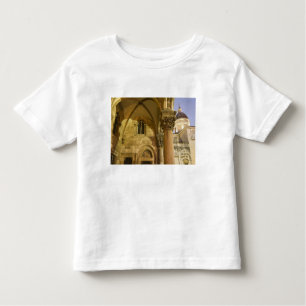 Camiseta Infantil Arcos do Palácio do Reitor com a Catedral de Dubro