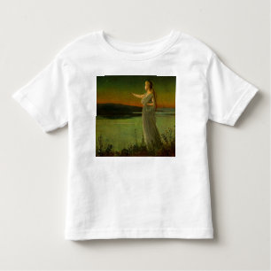Camiseta Infantil Ariadne em Naxos John Atkinson Grimshaw