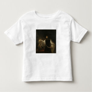 Camiseta Infantil Aristotle (384-322 BC) com um busto do local
