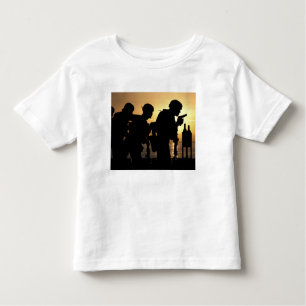 Camiseta Infantil Armadores de fuzileiros navais disparam 9mm