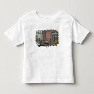 Camiseta Infantil armário escrevendo da princesa da coroa
