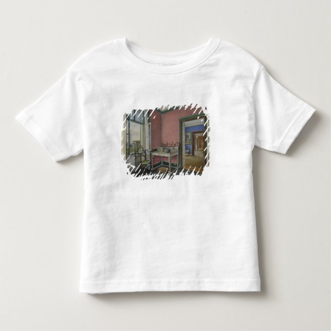 Camiseta Infantil armário escrevendo da princesa da coroa (Frente)