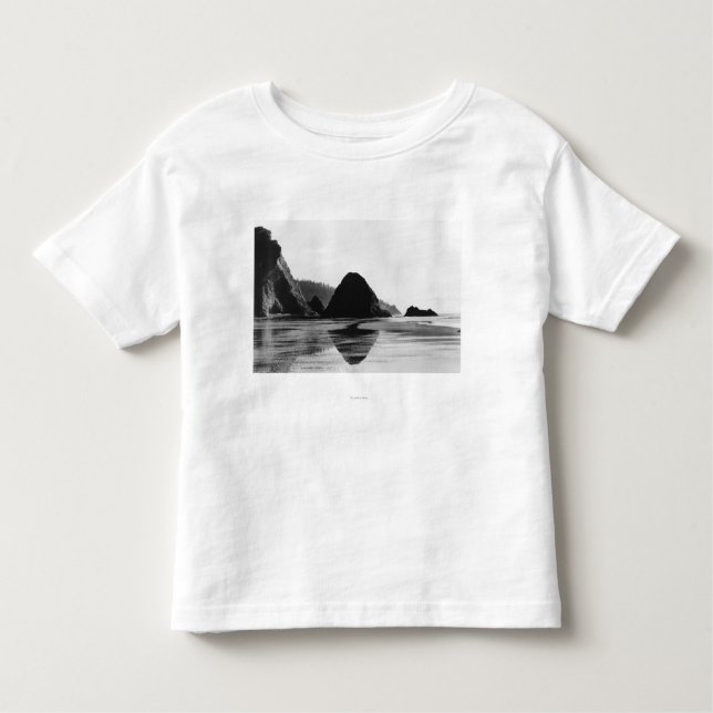 Camiseta Infantil Arqueie o cabo perto da praia do canhão, (Frente)