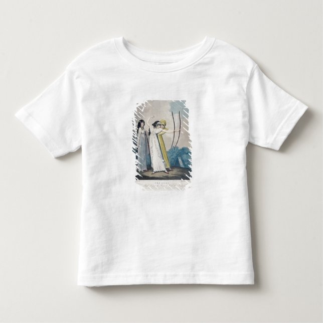 Camiseta Infantil Arqueiros, gravados por J.H. Wright (fl.1795-1838) (Frente)