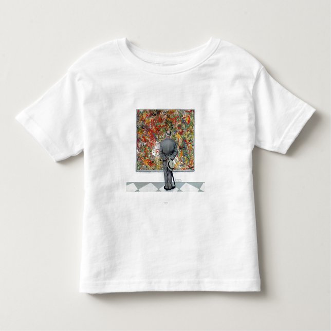 Camiseta Infantil Art Connoisseur de Norman Rockwell (Frente)