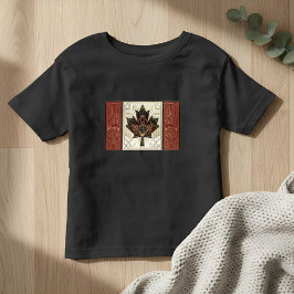 Camiseta Infantil Art Deco Heritage Flag | Canada | 1920s