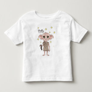 Camiseta Infantil Arte de Personagem em Aquarela do Dobby