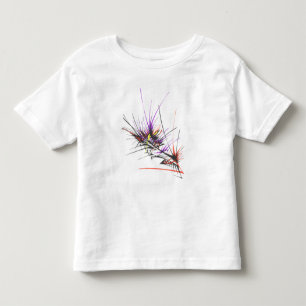 Camiseta Infantil Arte de Tatuagem Tribal Abstrata Colorida Explosiv