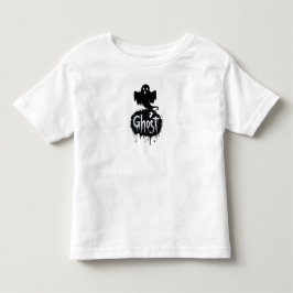 Camiseta Infantil Arte de texto pingando em Horror Sombrio – Fantasm