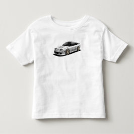 Camiseta Infantil arte do nissan 240sx desenhada à mão 