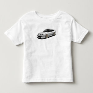 Camiseta Infantil arte do nissan 240sx desenhada à mão
