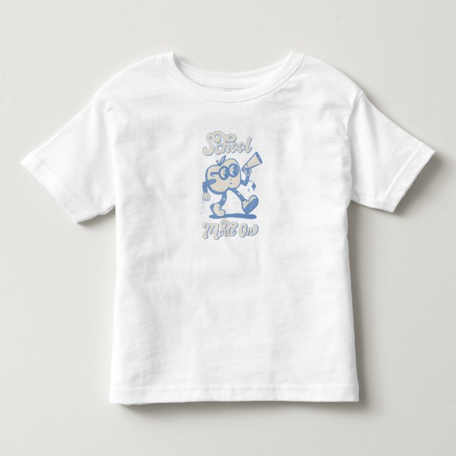 Camiseta Infantil Arte Geométrica de Morango Elegante (Frente)