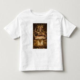 Camiseta Infantil Arte religiosa representando Santa Teresa