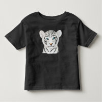 Arte Tigre Branco fofinho - Arte Fria
