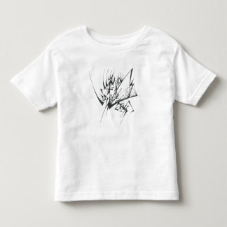 Camiseta Infantil Arte Tribal Abstrato Preto e Branco 40 Tattoo