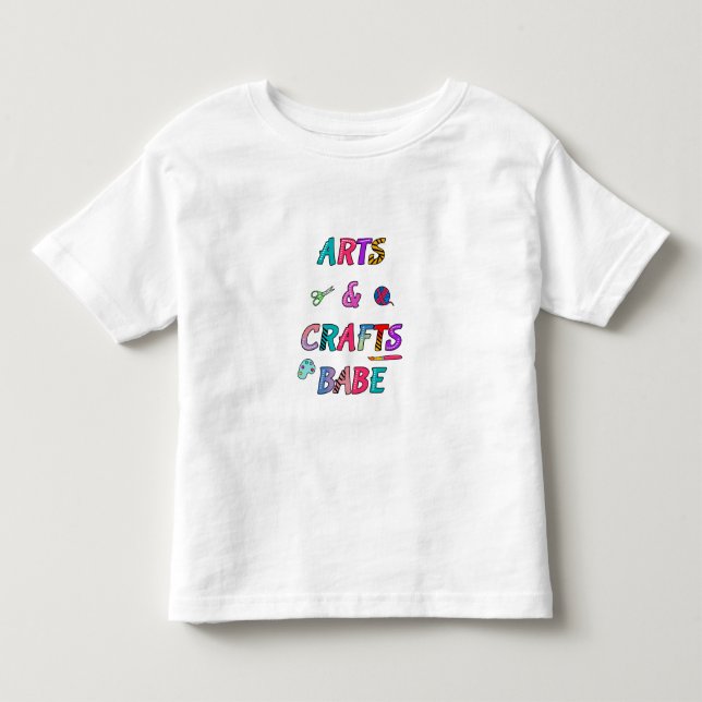 Camiseta Infantil Artes e Artesanatos Babe (Frente)