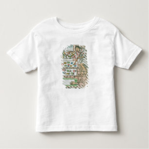 Camiseta Infantil Artesão asteca da pena