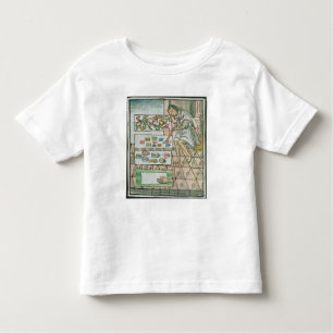 Camiseta Infantil Artesão asteca da pena