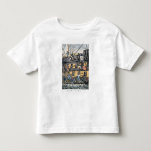 Camiseta Infantil Artilharia do vôo ou um fuzileiro naval de cavalo