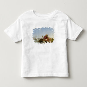 Camiseta Infantil Artista em seus armação e transporte além, 1894