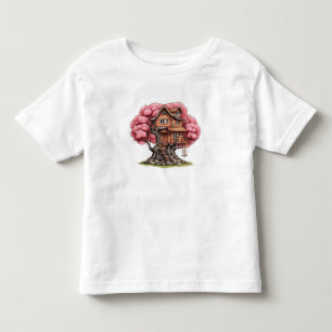 Camiseta Infantil Árvore de cerejeira