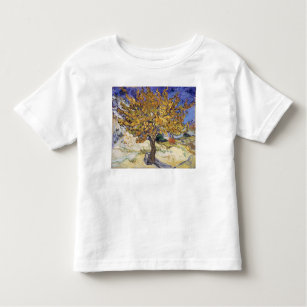 Camiseta Infantil Árvore de Mulberry de Vincent van Gogh  , 1889