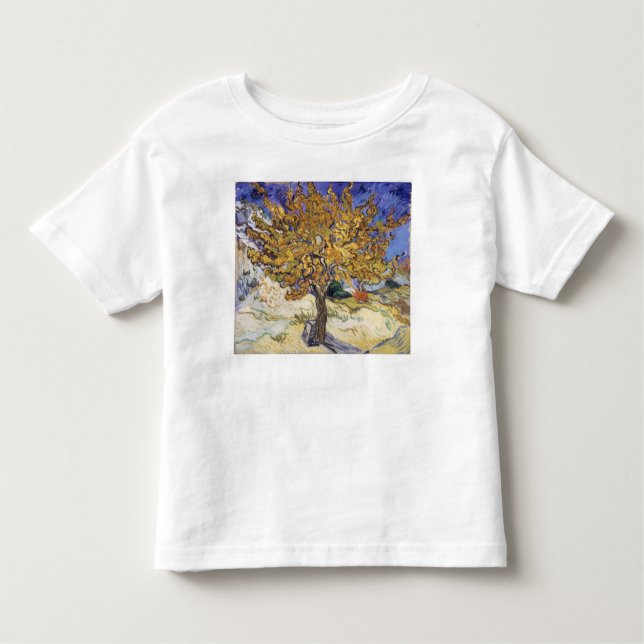 Camiseta Infantil Árvore de Mulberry de Vincent van Gogh |, 1889 (Frente)