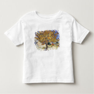 Camiseta Infantil Árvore de Mulberry de Vincent van Gogh  , 1889