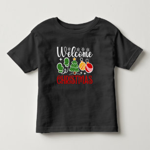 Camiseta Infantil Árvore de Natal e Enfeites de Boas-vindas-23758