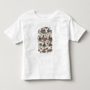Camiseta Infantil Árvore genealógica de Laban