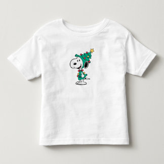 Camiseta Infantil árvores de natal do snoopy