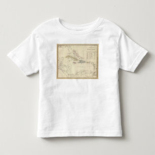 Camiseta Infantil As Antilhas ou as ilhas de WestIndia