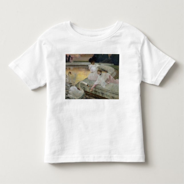 Camiseta Infantil As cisnes, 1900 (Frente)
