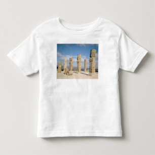 Camiseta Infantil As colunas atlantean sobre a pirâmide B