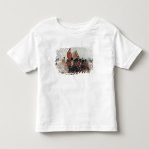 Camiseta Infantil As Cores: avanço das Guardas Escocesas
