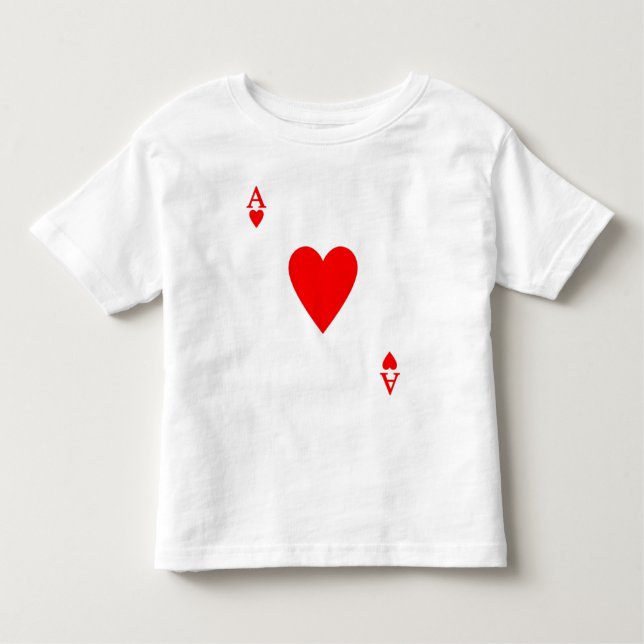 Camiseta Infantil Ás do Coração (Frente)