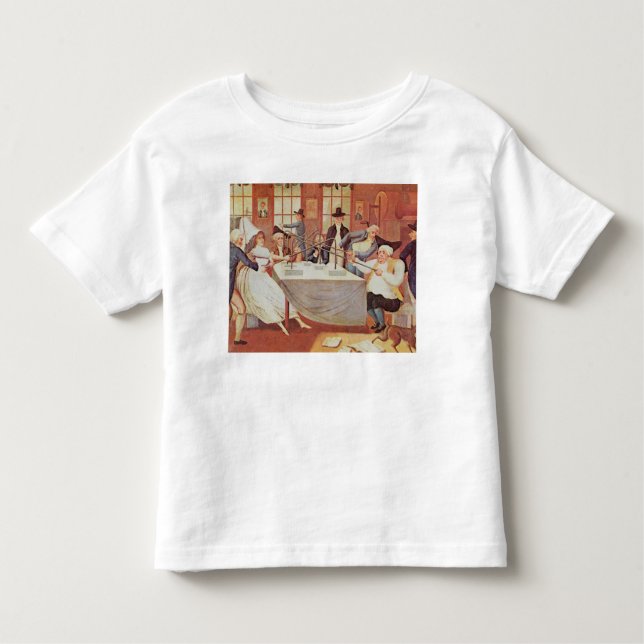 Camiseta Infantil As experiências de Benjamin Franklin com (Frente)