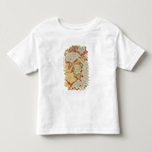 Camiseta Infantil As folhas do Acanthus e selvagem aumentaram em um