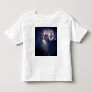 Camiseta Infantil As galáxias das antenas