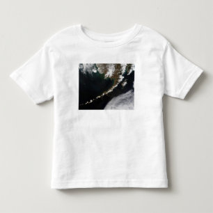 Camiseta Infantil As ilhas Aleutian e a península do Alasca