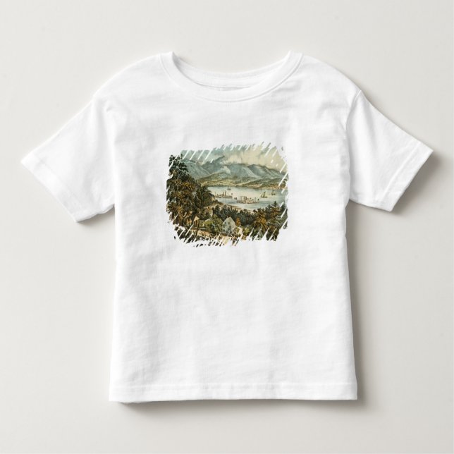 Camiseta Infantil As montanhas de Catskill (Frente)