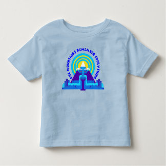 Camiseta Infantil As montanhas se lembram de tudo